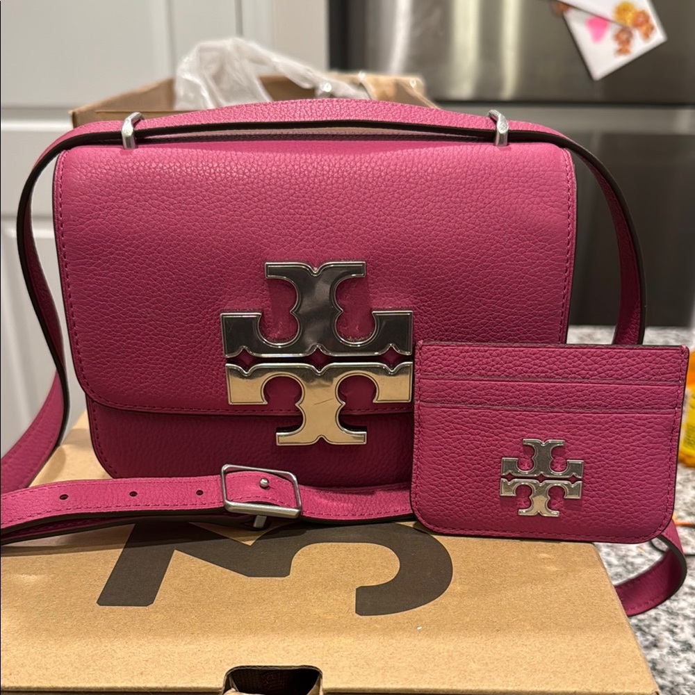 Tory Burch Eleanor bag&wallet in Plumberry - Picture 6 of 6